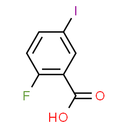 ChemSpider 2D Image | 2-Fluoro-5-iodobenzoic acid | C7H4FIO2