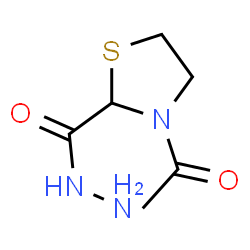 ChemSpider 2D Image | 3-Acetyl-1,3-thiazolidine-2-carbohydrazide | C6H11N3O2S