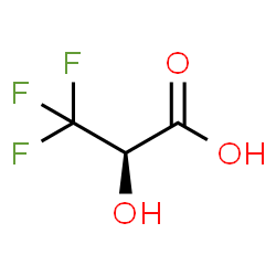 ChemSpider 2D Image | (2R)-3,3,3-Trifluoro-2-hydroxypropanoic acid | C3H3F3O3