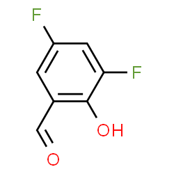 ChemSpider 2D Image | 3,5-Difluorosalicylaldehyde | C7H4F2O2