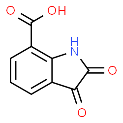 ChemSpider 2D Image | 2,3-Dioxo-7-indolinecarboxylic acid | C9H5NO4