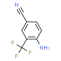 ChemSpider 2D Image | 2-Amino-5-cyanobenzotrifluoride | C8H5F3N2
