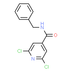 ChemSpider 2D Image | N-Benzyl-2,6-dichloroisonicotinamide | C13H10Cl2N2O