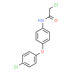 ChemSpider 2D Image | 2-Chloro-N-[4-(4-chlorophenoxy)phenyl]acetamide | C14H11Cl2NO2