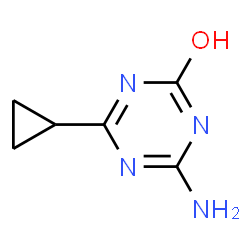 ChemSpider 2D Image | 4-Amino-6-cyclopropyl-1,3,5-triazin-2(1H)-one | C6H8N4O