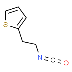 ChemSpider 2D Image | 2-(2-thienyl)ethyl isocyanate | C7H7NOS