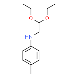 ChemSpider 2D Image | N-(2,2-Diethoxyethyl)-4-methylaniline | C13H21NO2