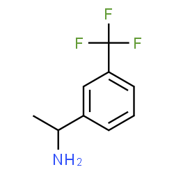 ChemSpider 2D Image | 1-[3-(Trifluoromethyl)phenyl]ethanamine | C9H10F3N