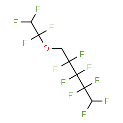 ChemSpider 2D Image | 1,1,2,2,3,3,4,4-Octafluoro-5-(1,1,2,2-tetrafluoroethoxy)pentane | C7H4F12O