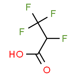 ChemSpider 2D Image | 2,3,3,3-Tetrafluoropropanoic acid | C3H2F4O2