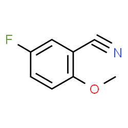 ChemSpider 2D Image | 5-Fluoro-2-methoxybenzonitrile | C8H6FNO