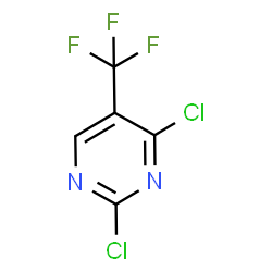 ChemSpider 2D Image | 2,4-Dichloro-5-(trifluoromethyl)pyrimidine | C5HCl2F3N2