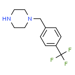 ChemSpider 2D Image | 1-[4-(Trifluoromethyl)benzyl]piperazine | C12H15F3N2