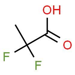 ChemSpider 2D Image | 2,2-Difluoropropanoic acid | C3H4F2O2