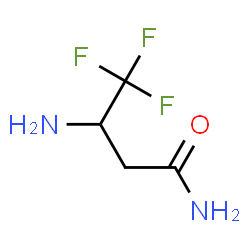 ChemSpider 2D Image | 3-Amino-4,4,4-trifluorobutanamide | C4H7F3N2O