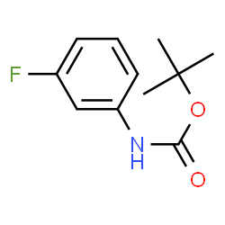ChemSpider 2D Image | tert-Butyl (3-fluorophenyl)carbamate | C11H14FNO2