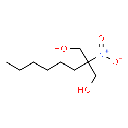 ChemSpider 2D Image | 2-Hexyl-2-nitro-1,3-propanediol | C9H19NO4