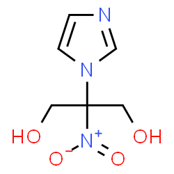 ChemSpider 2D Image | 2-(1H-Imidazol-1-yl)-2-nitro-1,3-propanediol | C6H9N3O4