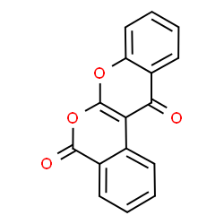 ChemSpider 2D Image | 5H,12H-Isochromeno[3,4-b]chromene-5,12-dione | C16H8O4