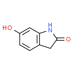 ChemSpider 2D Image | 6-Hydroxy-2-indolinone | C8H7NO2