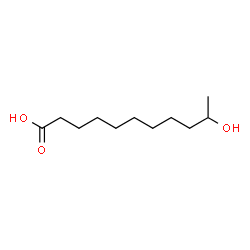 ChemSpider 2D Image | HYDROXYUNDECANOIC ACID | C11H22O3