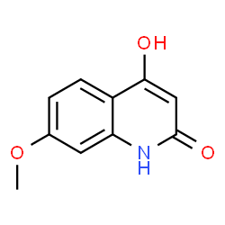 ChemSpider 2D Image | 7-Methoxyquinoline-2,4-diol | C10H9NO3