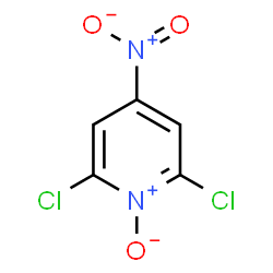 ChemSpider 2D Image | 2,6-Dichloro-4-nitropyridine 1-oxide | C5H2Cl2N2O3