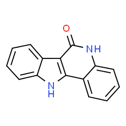 ChemSpider 2D Image | 5H-indolo[3,2-c]quinolin-6(11H)-one | C15H10N2O