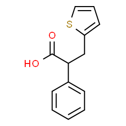 ChemSpider 2D Image | 2-Phenyl-3-(2-thienyl)propanoic acid | C13H12O2S