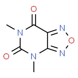 ChemSpider 2D Image | 4,6-Dimethyl[1,2,5]oxadiazolo[3,4-d]pyrimidine-5,7(4H,6H)-dione | C6H6N4O3