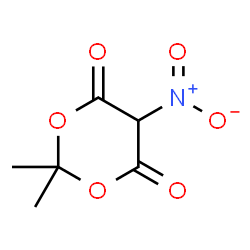ChemSpider 2D Image | 2,2-Dimethyl-5-nitro-1,3-dioxane-4,6-dione | C6H7NO6