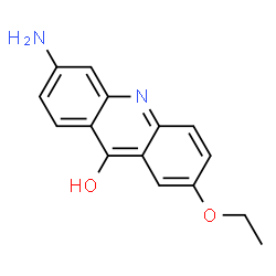 ChemSpider 2D Image | 6-Amino-2-ethoxy-9-acridinol | C15H14N2O2