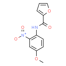 ChemSpider 2D Image | N-(4-Methoxy-2-nitrophenyl)-2-furamide | C12H10N2O5