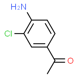 ChemSpider 2D Image | 3'-chloro-4'-aminoacetophenone | C8H8ClNO