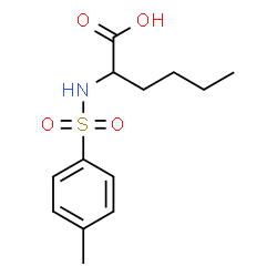 ChemSpider 2D Image | N-[(4-Methylphenyl)sulfonyl]norleucine | C13H19NO4S