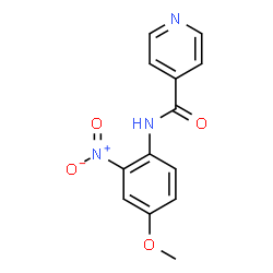 ChemSpider 2D Image | N-(4-Methoxy-2-nitrophenyl)isonicotinamide | C13H11N3O4