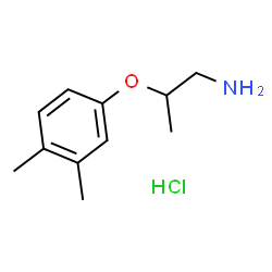 ChemSpider 2D Image | 2-(3,4-dimethylphenoxy)propan-1-amine hydrochloride | C11H18ClNO