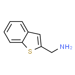 ChemSpider 2D Image | 1-benzothien-2-ylmethanamine | C9H9NS