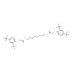 ChemSpider 2D Image | N,N'-1,8-Octanediylbis{2-[2,4-bis(2-methyl-2-propanyl)phenoxy]acetamide} | C40H64N2O4