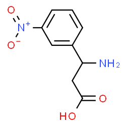 ChemSpider 2D Image | 3-(3-nitrophenyl)-DL-β-alanine | C9H10N2O4