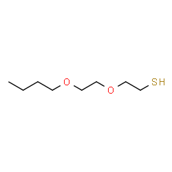 ChemSpider 2D Image | 2-(2-Butoxyethoxy)ethanethiol | C8H18O2S