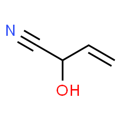 ChemSpider 2D Image | 2-Hydroxy-3-butenenitrile | C4H5NO