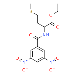 ChemSpider 2D Image | Ethyl N-(3,5-dinitrobenzoyl)methioninate | C14H17N3O7S