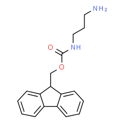 ChemSpider 2D Image | 9H-Fluoren-9-ylmethyl (3-aminopropyl)carbamate | C18H20N2O2