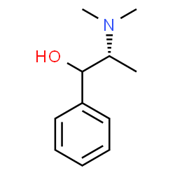 ChemSpider 2D Image | (2R)-2-(Dimethylamino)-1-phenyl-1-propanol | C11H17NO