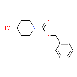 ChemSpider 2D Image | N-Cbz-4-hydroxy-1-piperidine | C13H17NO3