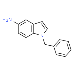ChemSpider 2D Image | 1-Benzyl-1H-indol-5-amine | C15H14N2