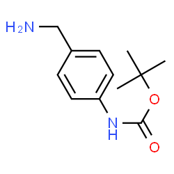 ChemSpider 2D Image | 4-(Boc-amino)benzylamine | C12H18N2O2