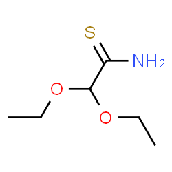 ChemSpider 2D Image | 2,2-Diethoxyethanethioamide | C6H13NO2S