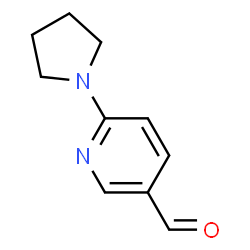 ChemSpider 2D Image | 6-Pyrrolidin-1-ylnicotinaldehyde | C10H12N2O